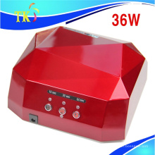 36W diamant clou led lampe / Vente chaude double UV led induction capteur lampe